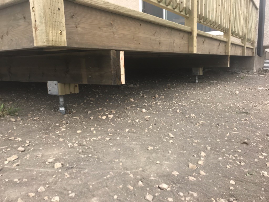 closeup backyard install june 09